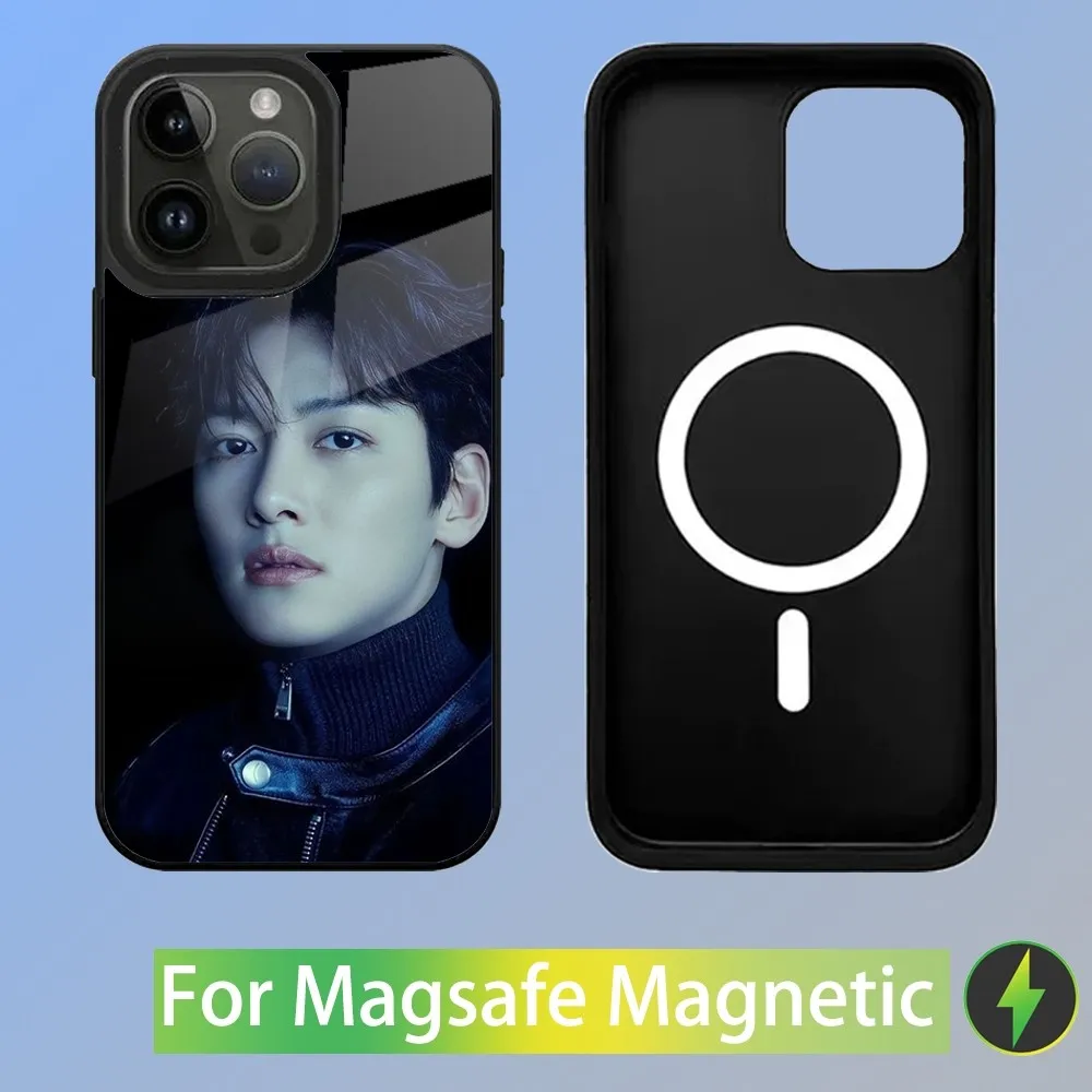 Ji Chang W-Wook Phone Case For iPhone 15,14,13,12,11,Plus,Pro,Max Mini Magsafe Magnetic Wireless Charging