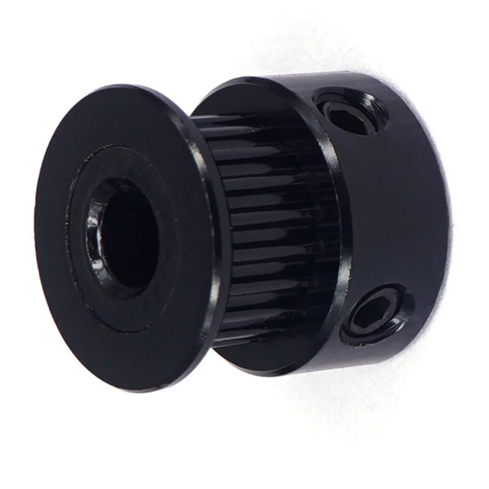 

3pcs Aluminum Gt2 Timing Belt Pulley 20 Teeth 5Mm Bore 16Mm Height For 3D Printer 6Mm Width Belt With Bearings Linear Movement