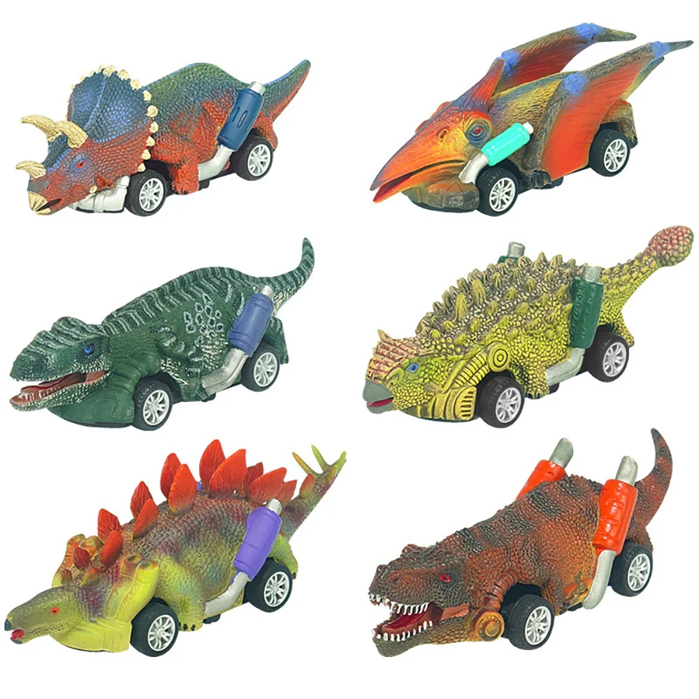 Dinosaurus Speelgoed Terugtrekken Auto 'S Dinosaurus Speelgoedauto Voor Kinderen Peuters 3-12 Jaar Oud Jongens Meisjes Dino Speelgoed Spelen Set Kids Cadeaus