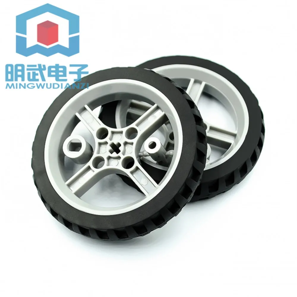 6514 TT Motor Free Wheel Cross Axis Robot Intelligent Car Narrow Wheel 65mm Motor Tracking Line