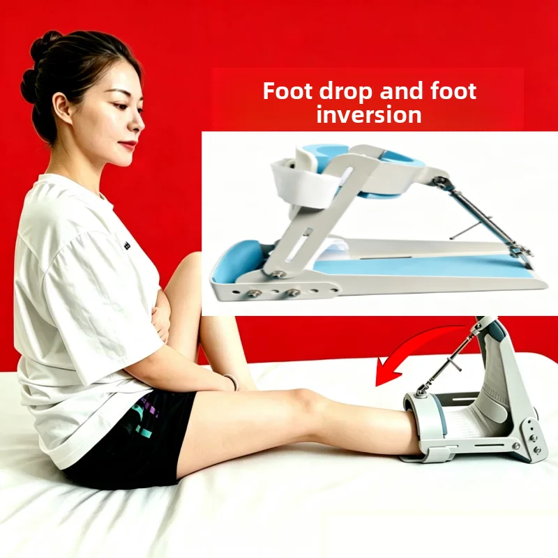 Home use of foot droop aligners correction of varus and Achilles tendon contracture muscle tension high ankle stiffness
