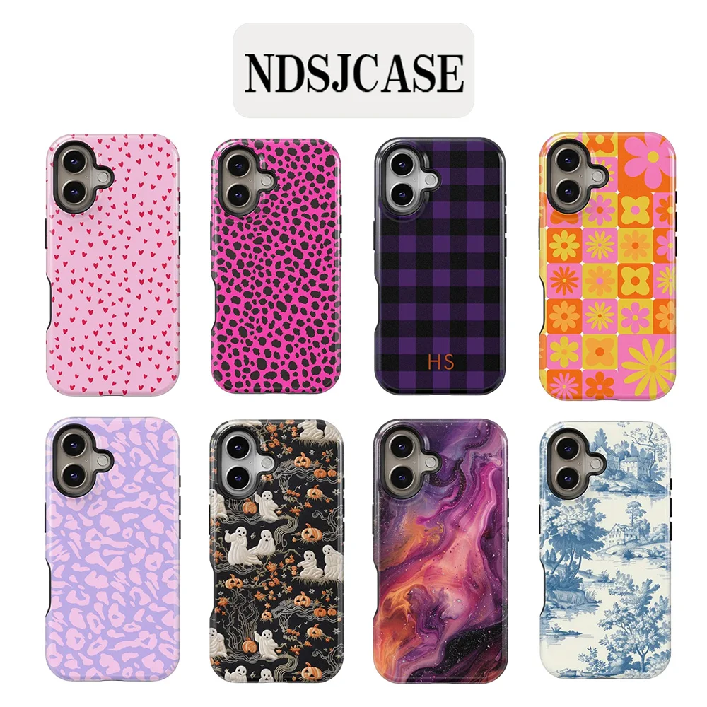 Capa de Celular Luxuosa Clmj Purple Orbit para iPhone 17 17e 16e 16 15 14 13 12 11 X XS XR XSMAX Air Pro Max Plus Capa de Camada Dupla