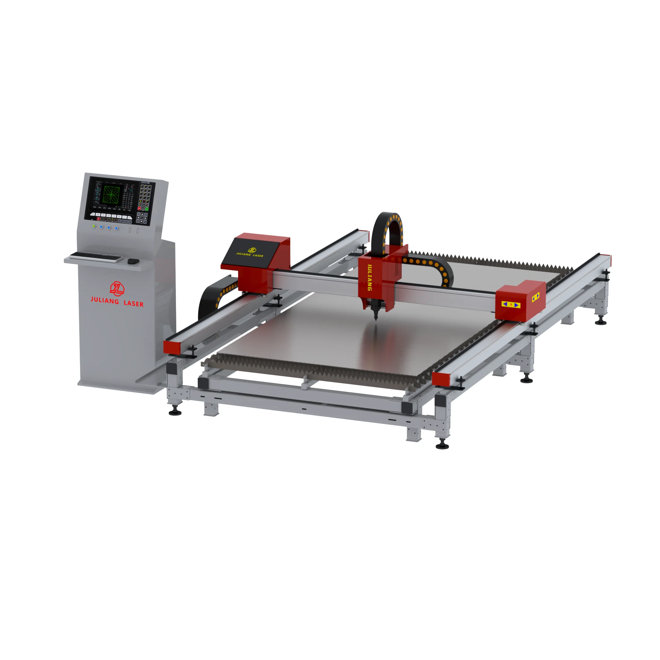 JULIANG Portable Fiber Laser Cutting Machine CNC Automatic Water Cooling  Metal Steel Stainless Cutter
