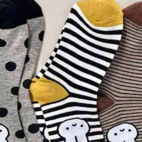 Cartoon Kawaii Socks Leisure Cotton Socks Four Seasons Middle Barrel Soft Comfortable Anti-slip Absorb Sweat Deodorization Miffy