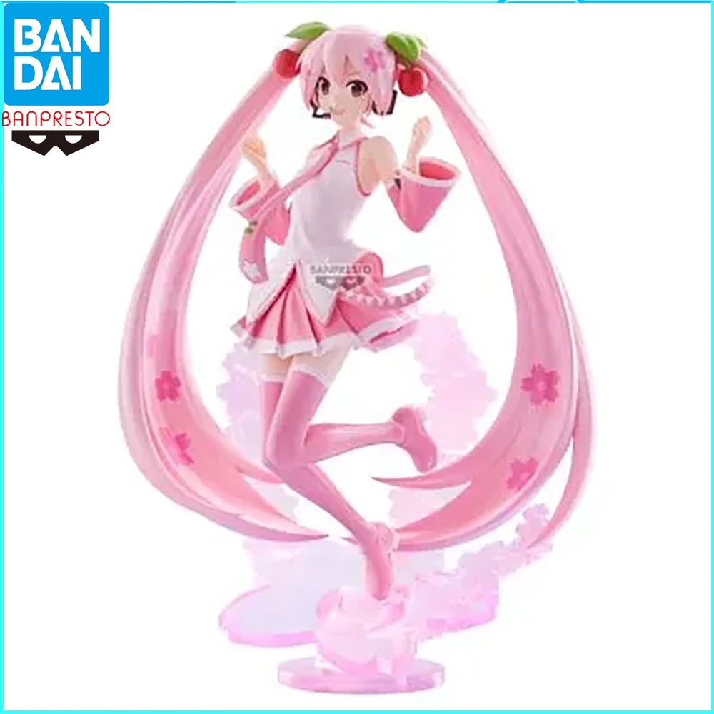 バンプレスト-初音ミク-桜ミク-bpev-エボルブ-22cm-pvc-アニメフィギュア-賞品-コレクタブルモデル-おもちゃ-ボーカロイド-ピアプロ-キャラクター