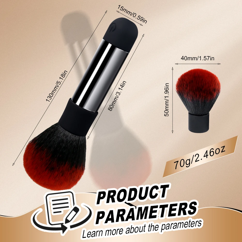 Brush do makijażu G Spot Vibrator Sex Toys Potężny wibrujący stymulator pochwy i sutków Orgazm Bezprzewodowe ładowanie USB AV Stick Massager