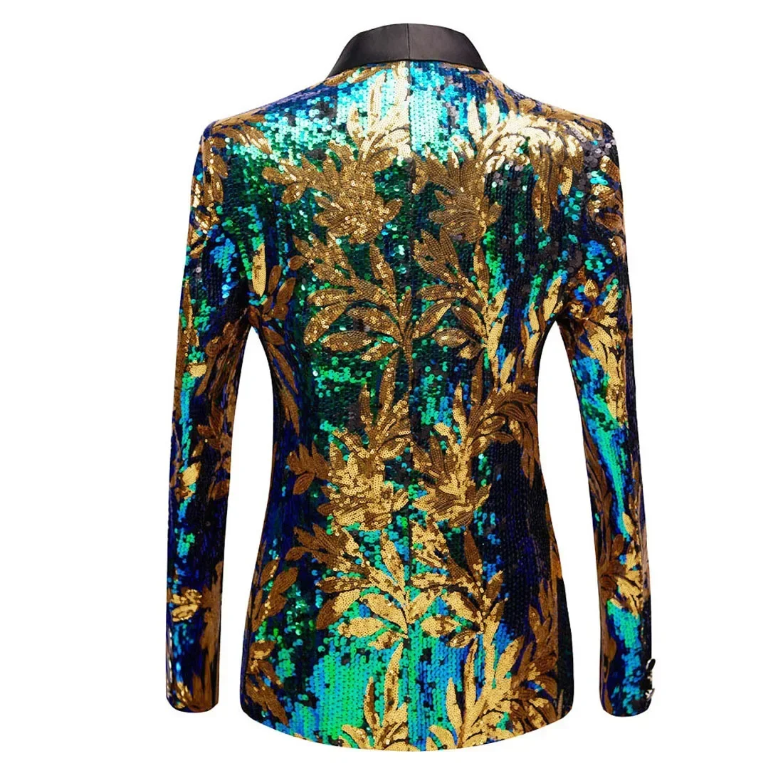 Glitter Pailletten Mannen Pak Luxe Blazer Bruidegom Beste Man Elegante Mannelijke Bruidegom Zakelijke Werkkleding Kantoor Dame Jas Prom Wear