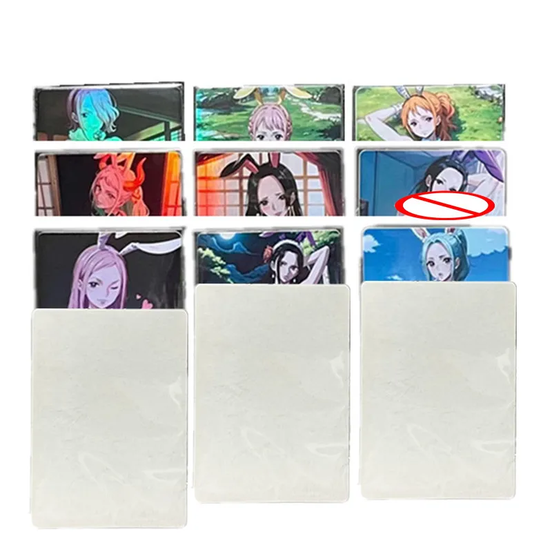 9Pcs/set Anime Characters One Piece Heroine Nami Yamato Homemade Double-sided Sexy Card Competitive Game Toy Gift Collection