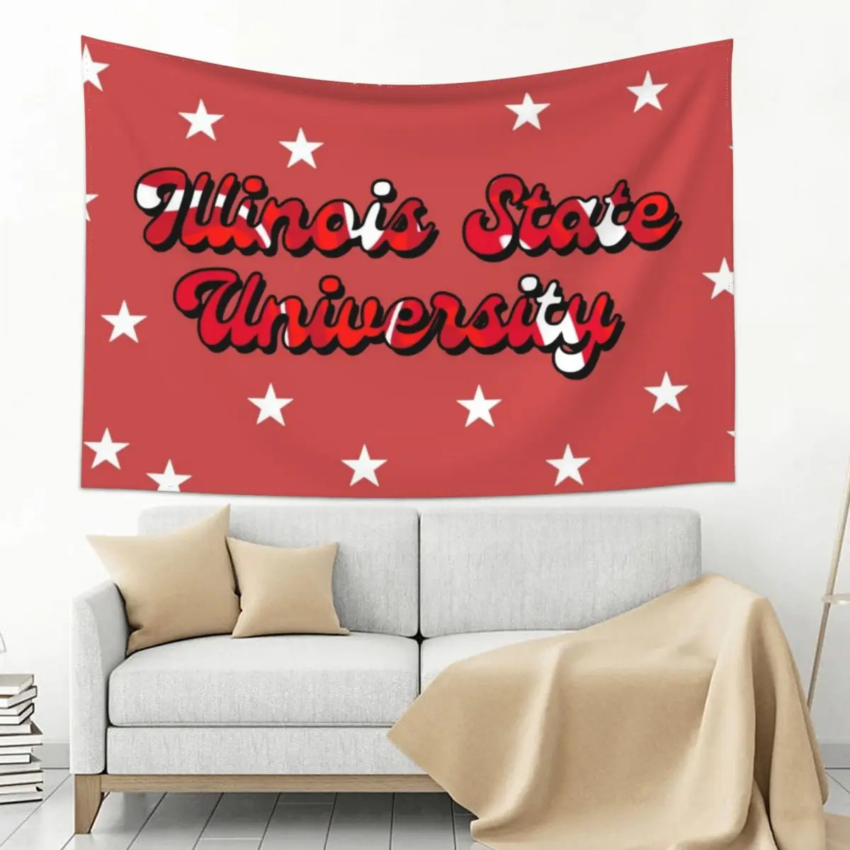 

illinois state marble/stars Tapestry