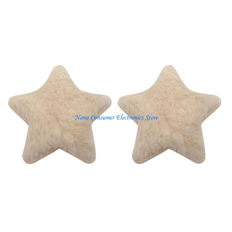 G7NE Luxurious Plush Headphone Decorations Covers Perfect For Office And Home Use Enhances Aesthetics Wear Resistant