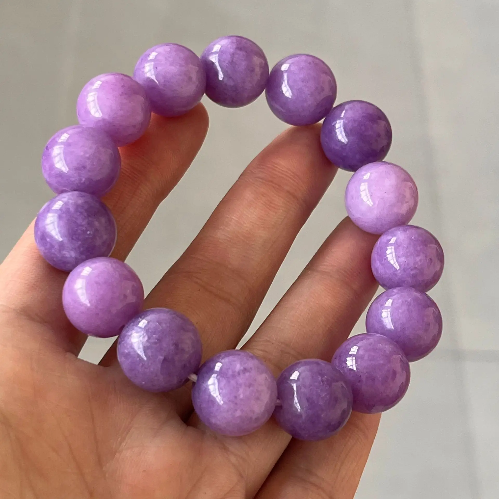 14mm Jades Bracelets Bangle Jade Bracelet Men Women Healing Gemstone Fine Jewelry Jadeite