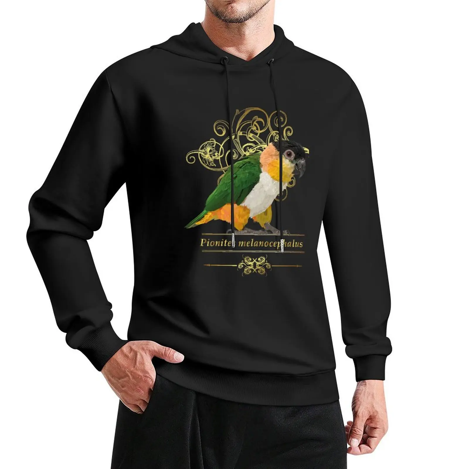 

black headed caique Pullover Hoodie mens designer clothes autumn hoodie