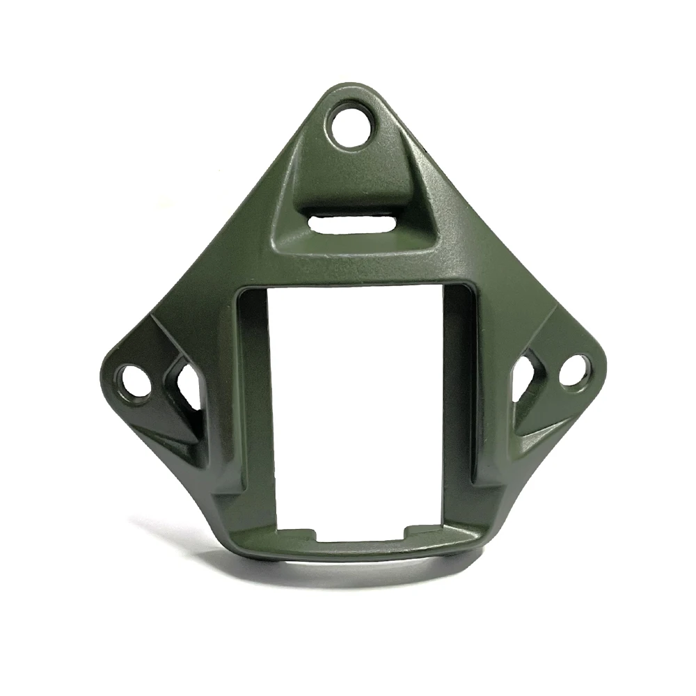 Tactics Helmet NVG Mount Base Adapter Shroud with 3-Hole Aluminum Alloy Helmet NVG Base for Marine Helmets NVG Mounting