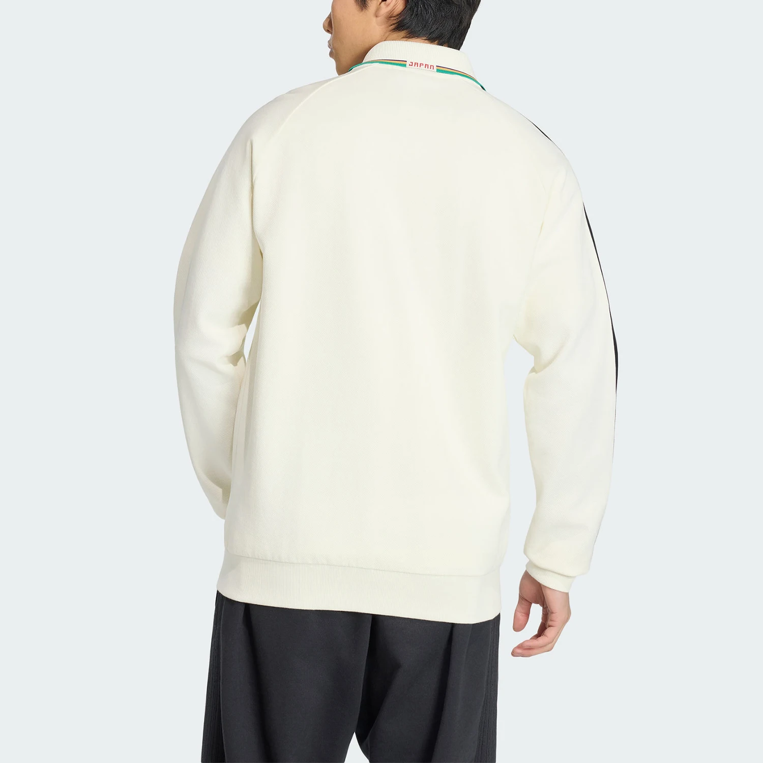 Adidas genuine clover men's lapel zipper soccer jacket jacket KA1514