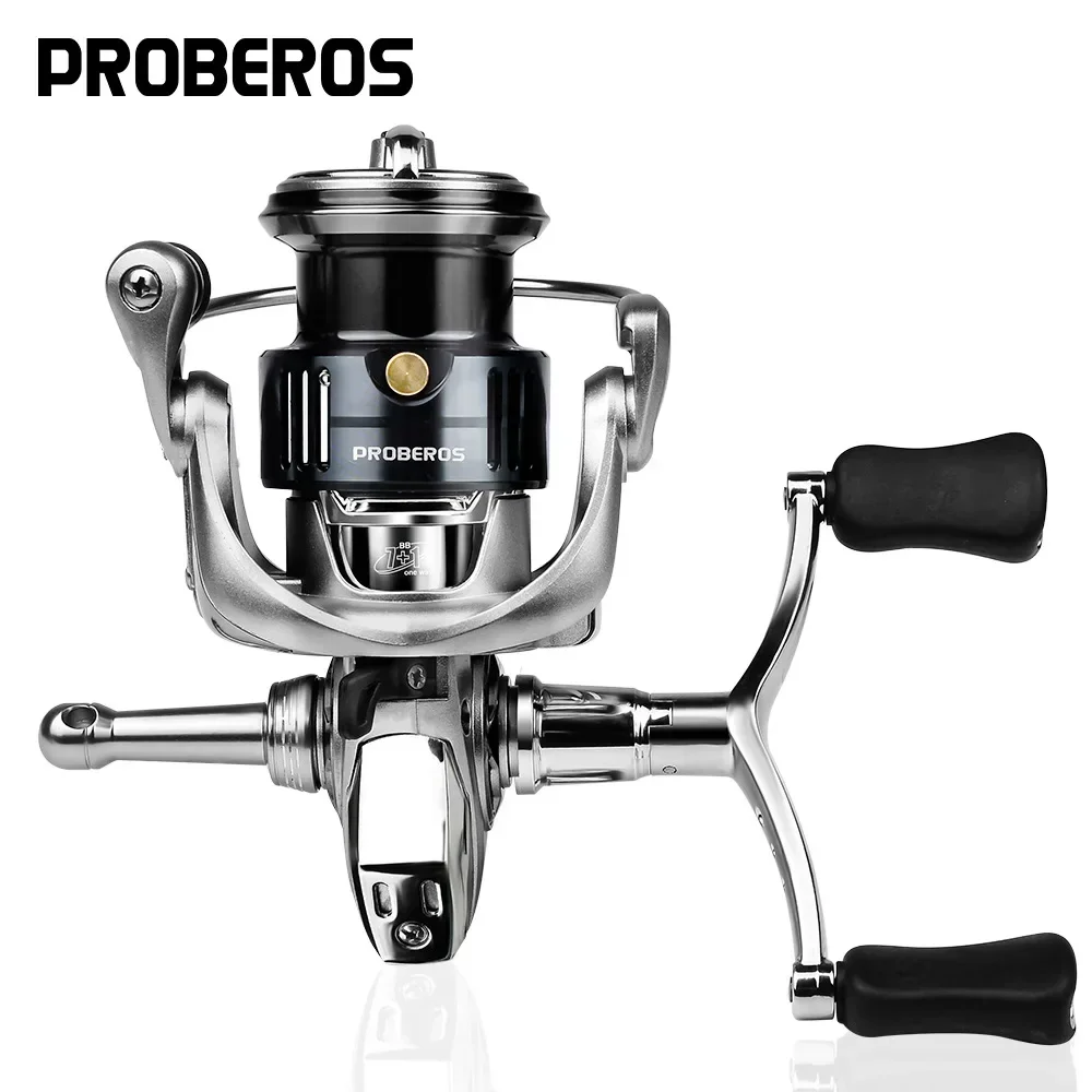 

Luya Spinning Wheel Spinning Reels 5.2:1 Metal Handle Fishing Reel CoilsSaltwater Reel for Fishing Accessories