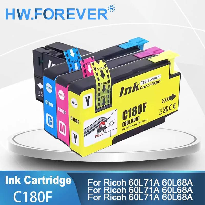 

IJM C180F c180f Compatible Ink Cartridge For Ricoh 60L71A 60L68A 60L69A 60L70A Printer Ink Cartrdge