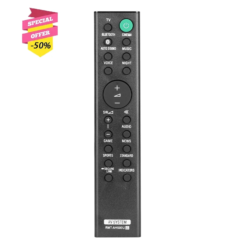 RMT-AH500U Remote Control For Sony AV System SA-S350 HT-SD35 HT-S350 SA-WSD35 SA-SD35 SA-WS350 Replacement Controller