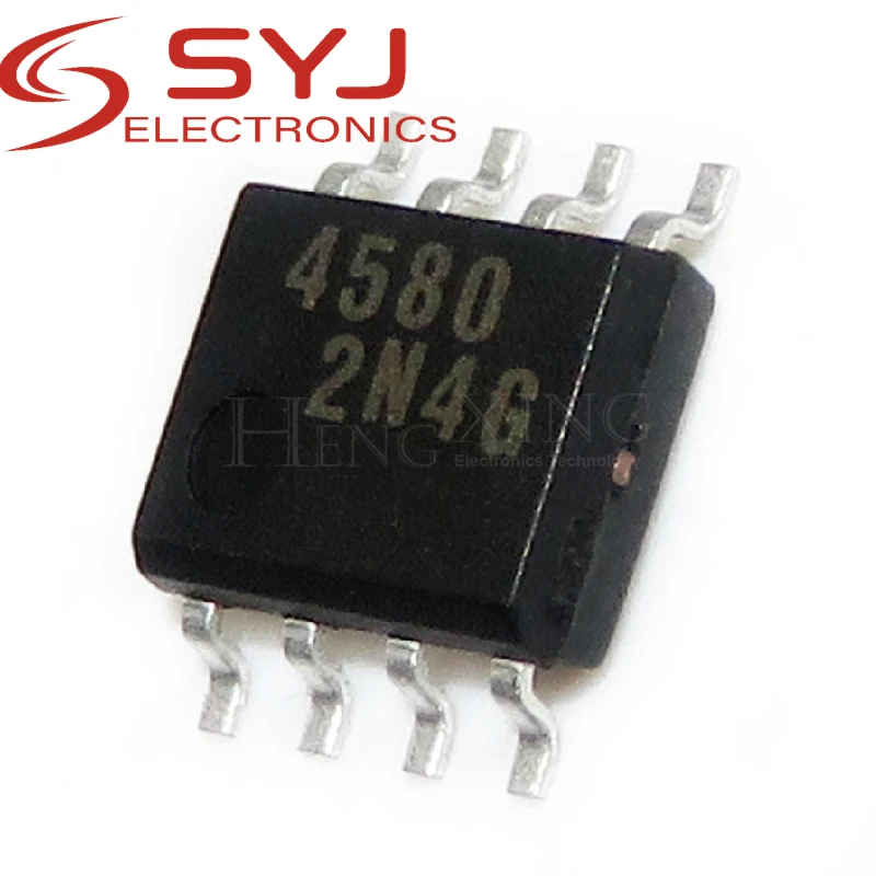 10 peças NJM4580M NJM4580 JRC4580 4580 SOP-8