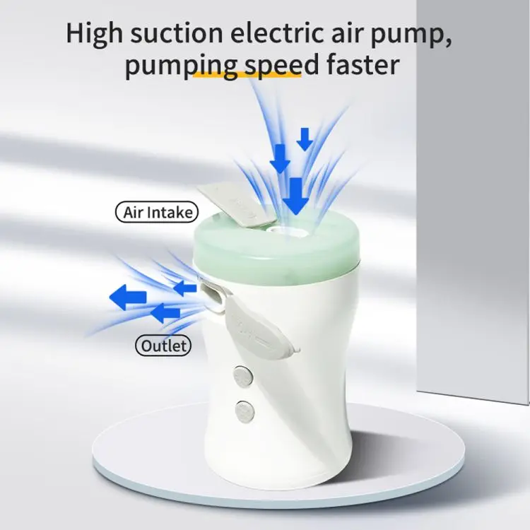 Multifunctional Portable Cordless Electric Inflator USB Rechargeable 4-in-1 Outdoor Inflatable and Deflation Pump Handheld Mattr