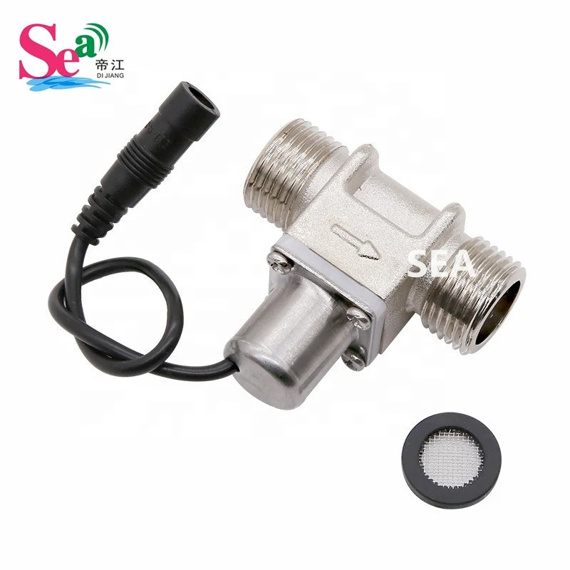 Basin Faucet Tap Touchless Latching Water Magnetic Valve 6V Electric Solenoid Valve DC Waterproof Plug