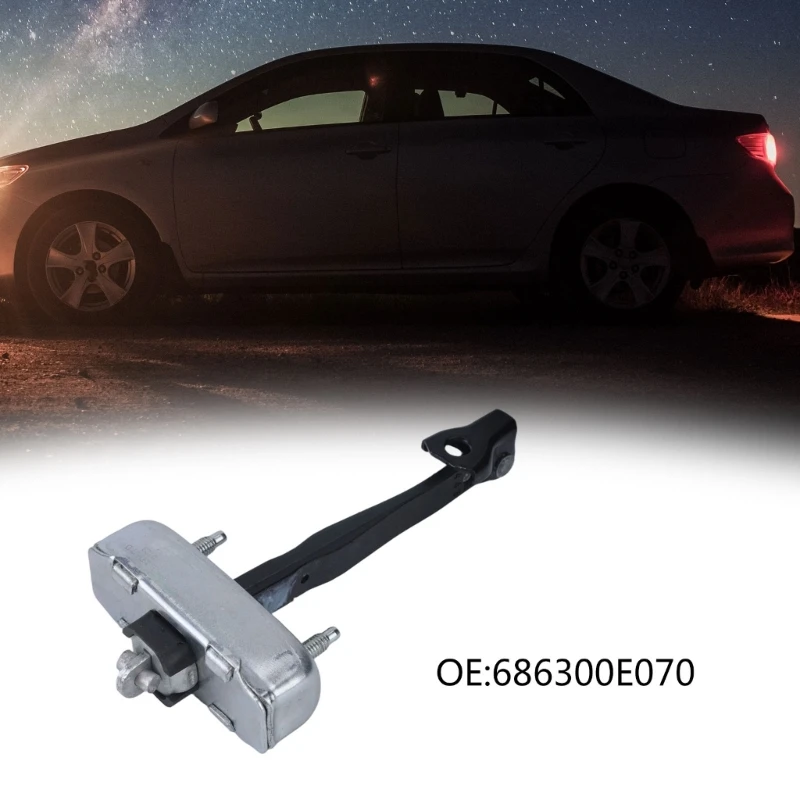 Rear Door Check Pair, Rear Door Limiter with 686300E070 Reference, Left and Right Rear Door Positions, H9EE
