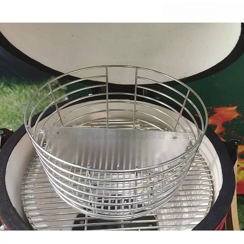 With Baffle Ceramic Grill CharcoalBasket Charcoal Dispenser CharcoalBasket for Grill Charcoal Basket