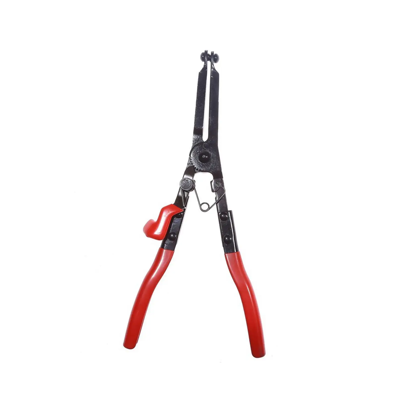 Exhaust Pipe Clamp Plier Professional Heavy Duty Carbon Steel Versatile Long Jaw Removal Tool Spring Lock Function C Type Clamp