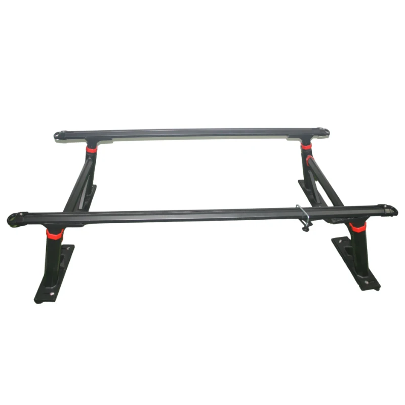 High Quality Aluminum Alloy Heavy Duty Adjustable Multifunctional Pickup Truck Roll Roof Rack Black Exterior Modified Accessorie