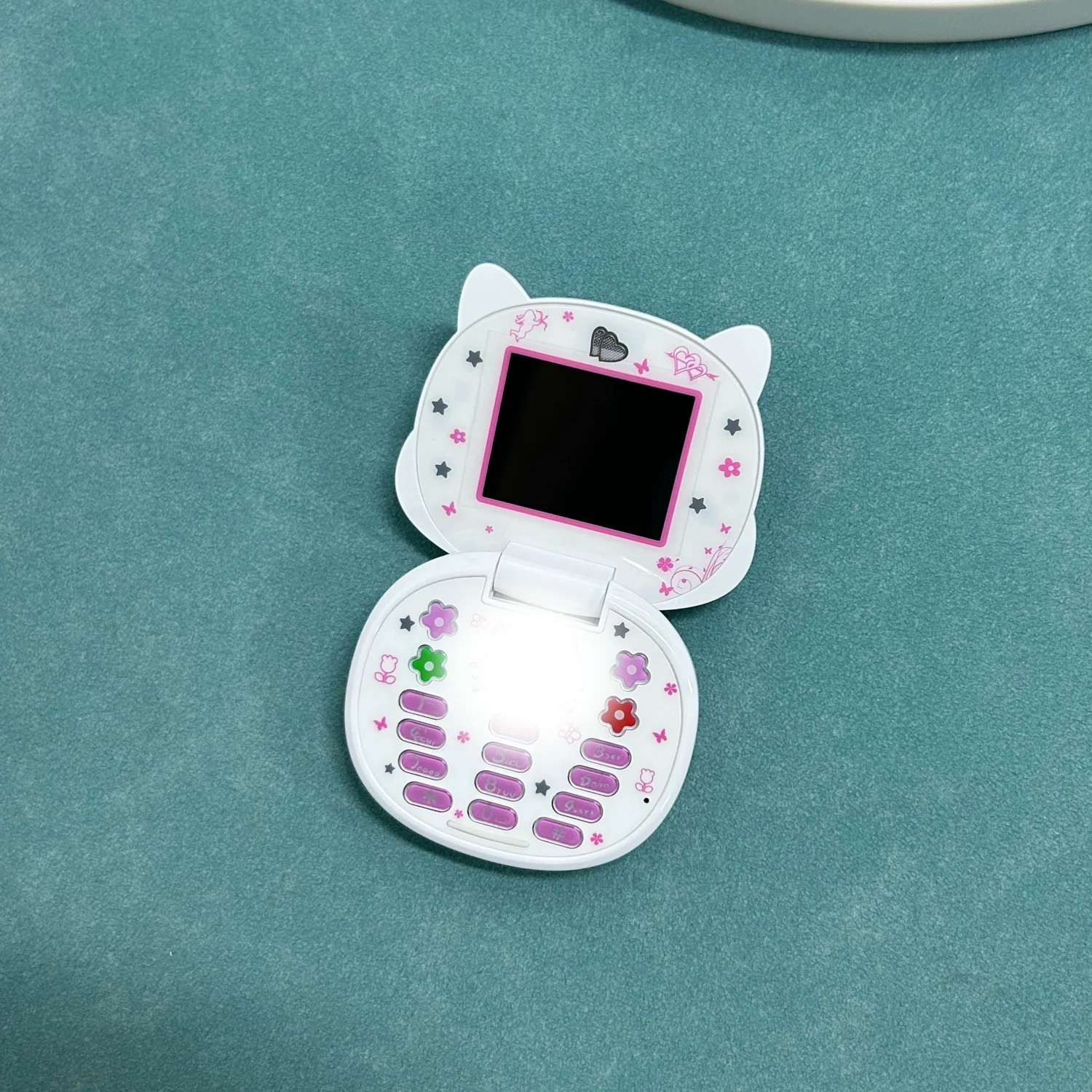 Cute Mini Koki Mobile Phone Flip Cartoon Kids Children Dual Sim 2G GSM Keyboard Botton MP3 Player Unlocked New Cellphone