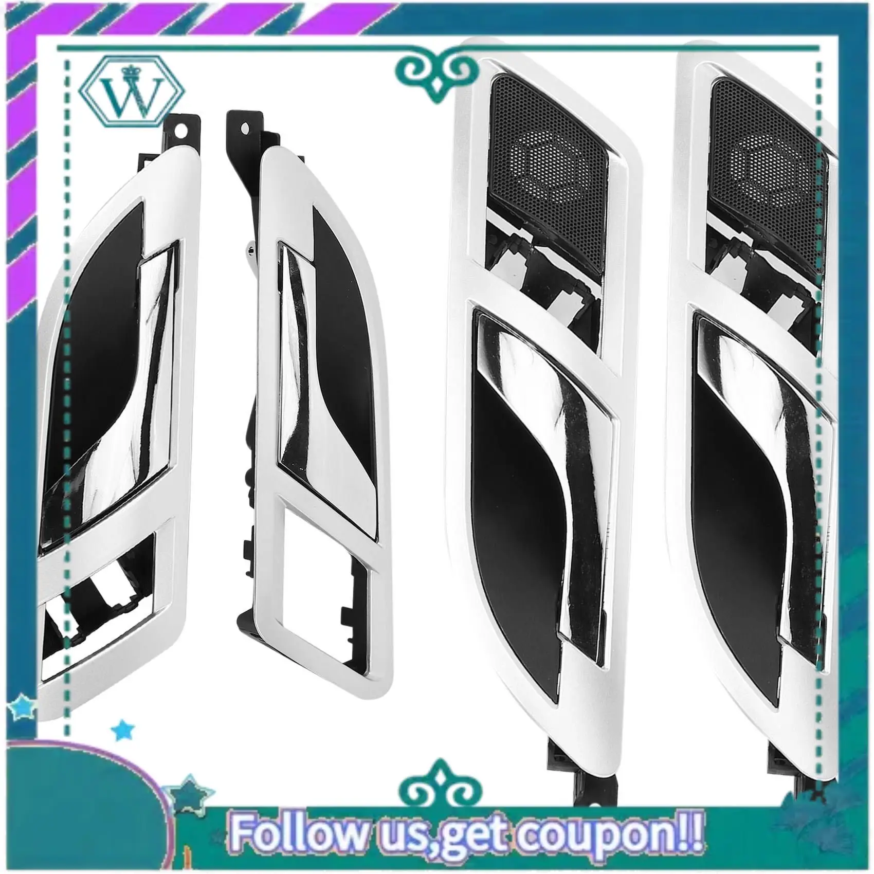 

AA92-Car Inner Door Handle Inside Handle Internal Wrench Open For 08-12 Lavida /Skoda Superb 01-08