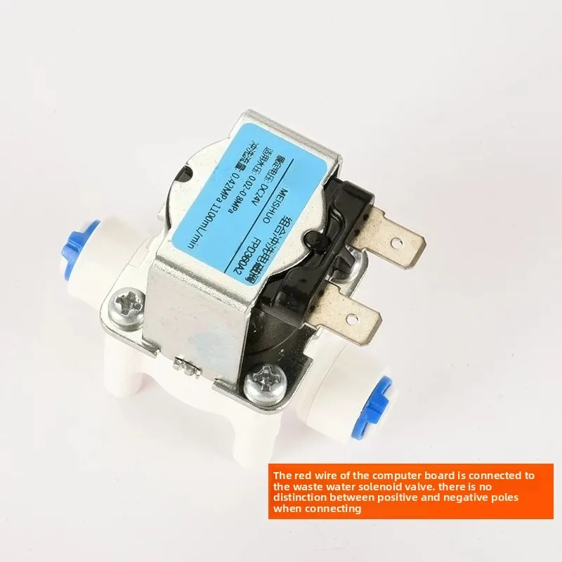 24V 1100CC RO Solenoid Valve for 400G Reverse Osmosis Water Purifier Waste Drain