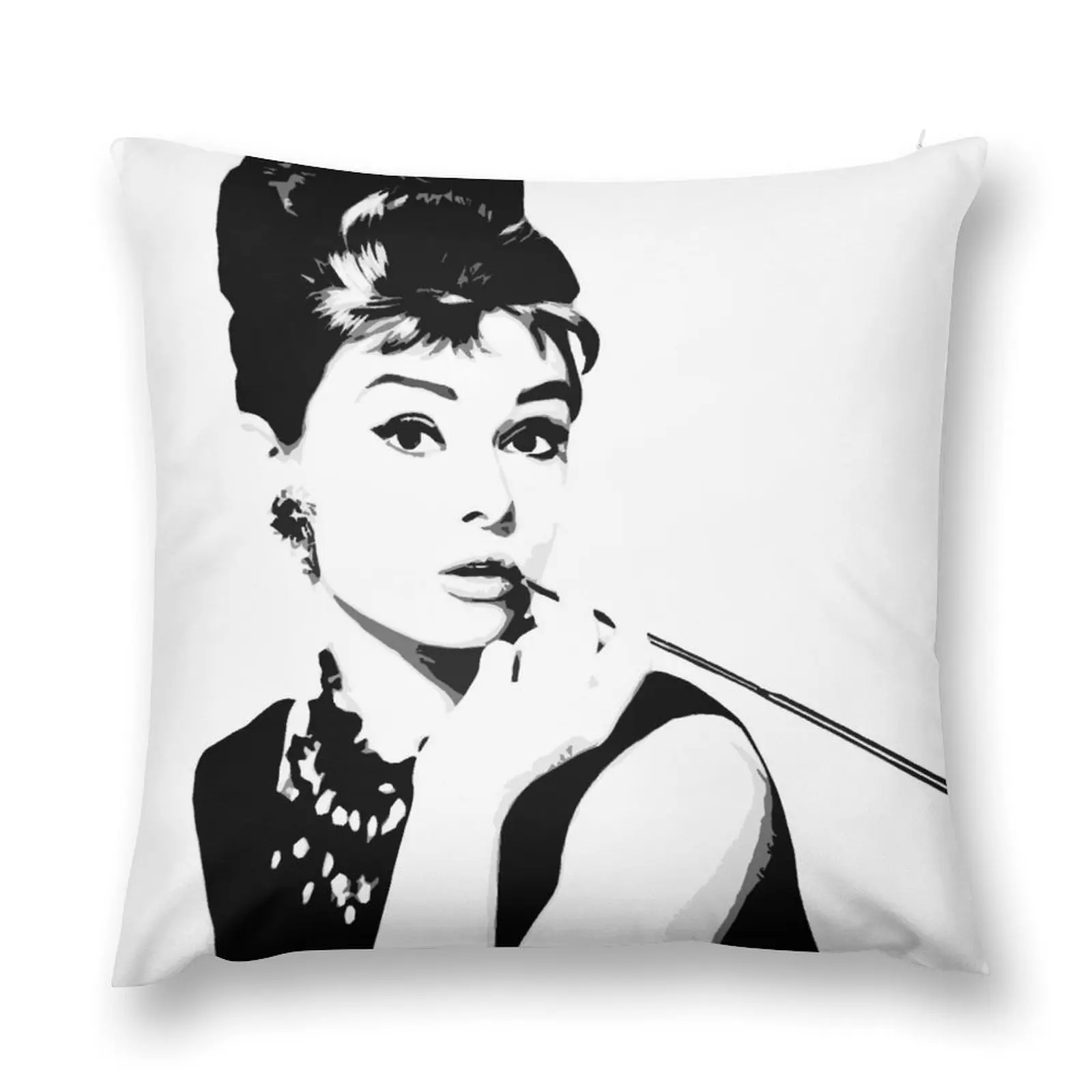 

Audrey Hepburn Portrait Art Throw Pillow pillowcases for sofa cushions Sofa Covers Luxury Living Room Decorative Cushions pillow