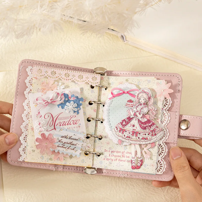 100pcs Sweet Heart Collection Series Large Quantity Supplies Pack Vintage Floral Base DIY Journal Paper Cute Decoration