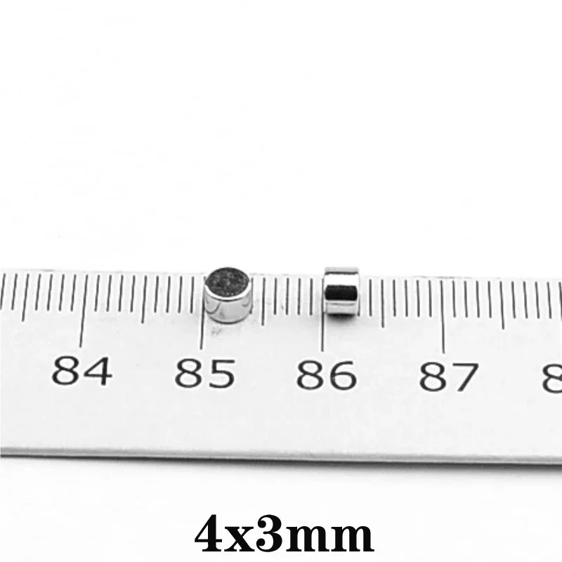 Round Magnet 4x3mm Circular Magnet Refrigerator Decorative Magnetic DIY Used Repeatedly Magnets for Kitchen Organization