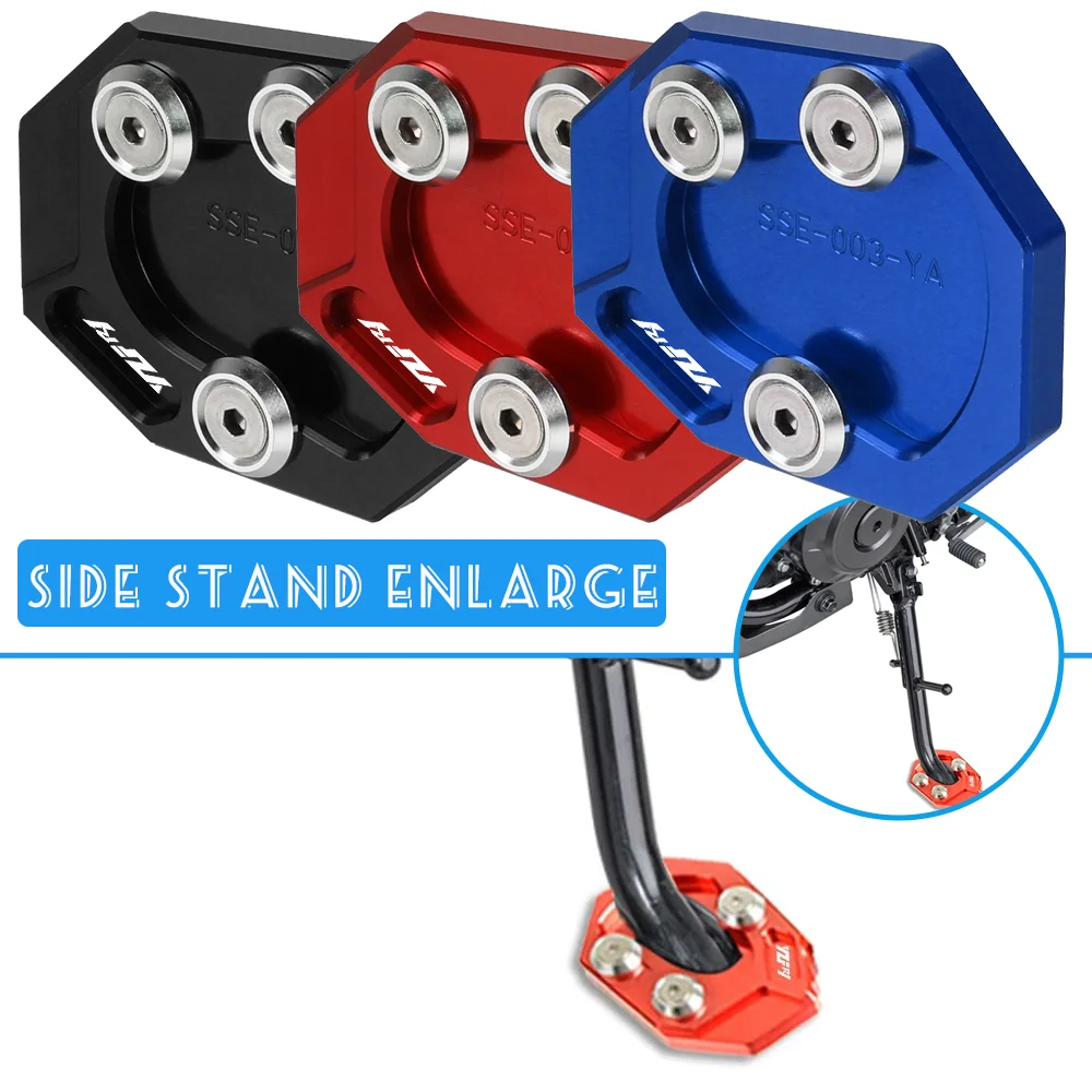 

2013 2014 R1 Motorcycle Accessories For Yamaha YZFR1 YZF R1 2009 2010 2011 2012 Side Stand Enlarger Kickstand Enlarge Plate