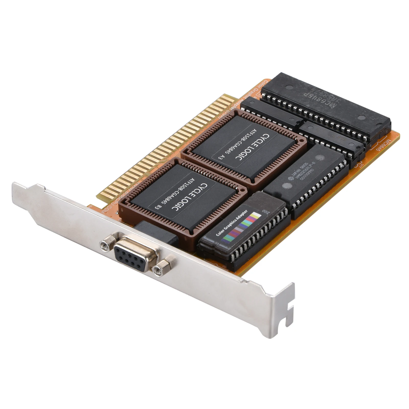 بطاقة رسومات CGA مع واجهة ISA ، 16Kb ، محول رسومات ملونة ، مناسب لينوفو ، كمبيوتر شخصي