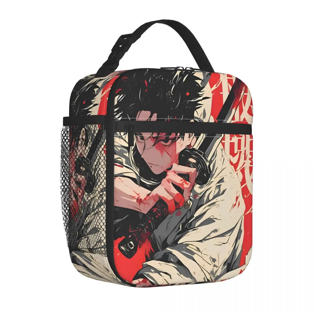 Jujutsu Yuta Okkotsu Kaisen Insulated Lunch Bags Leakproof Manga Lunch Container Thermal Bag Tote Lunch Box School Food Bag