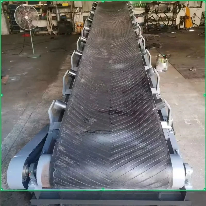 Belt Conveyor Machine Special for Wood Chips Sawdust Shavings Logs and Timber Conveying