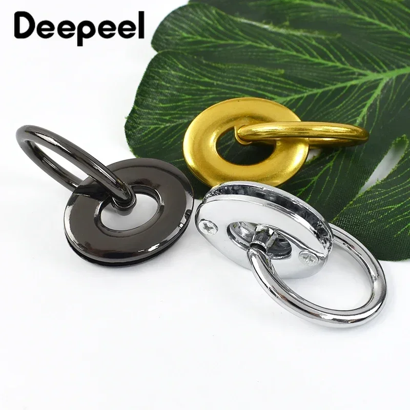 2/4/10Pcs Metal O Ring Bags Side Clasp Eyelet Buckle for Bag Strap Handbag Handle Connect Hooks DIY Leather Crafts Accessories