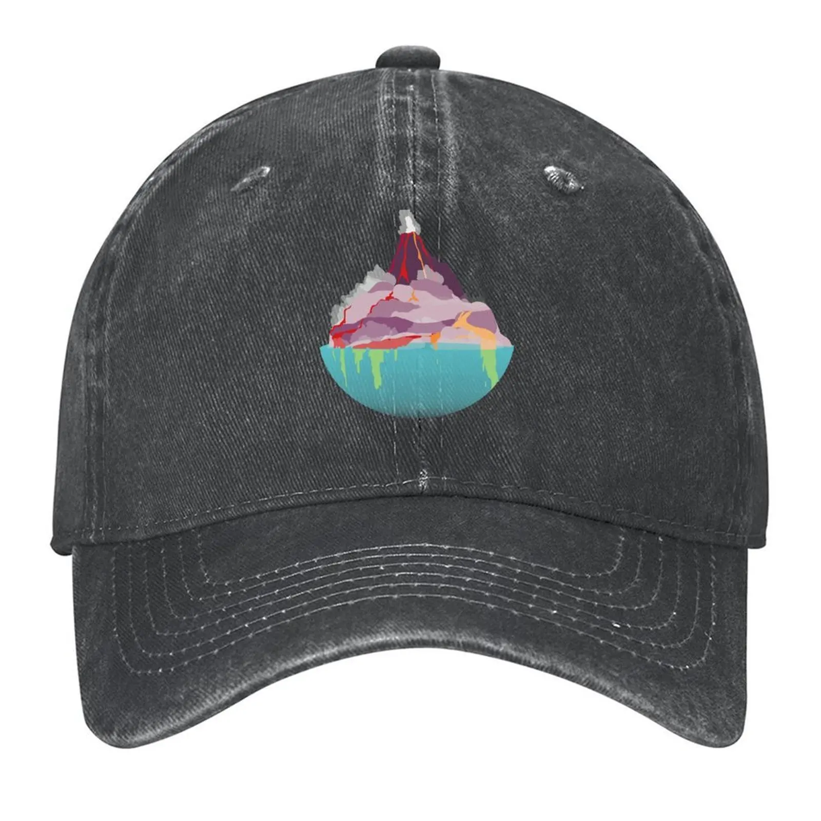 

Volcanic eruption Baseball Cap Dropshipping cute Uv Protection Solar Hat Horse Hat For Women Men's