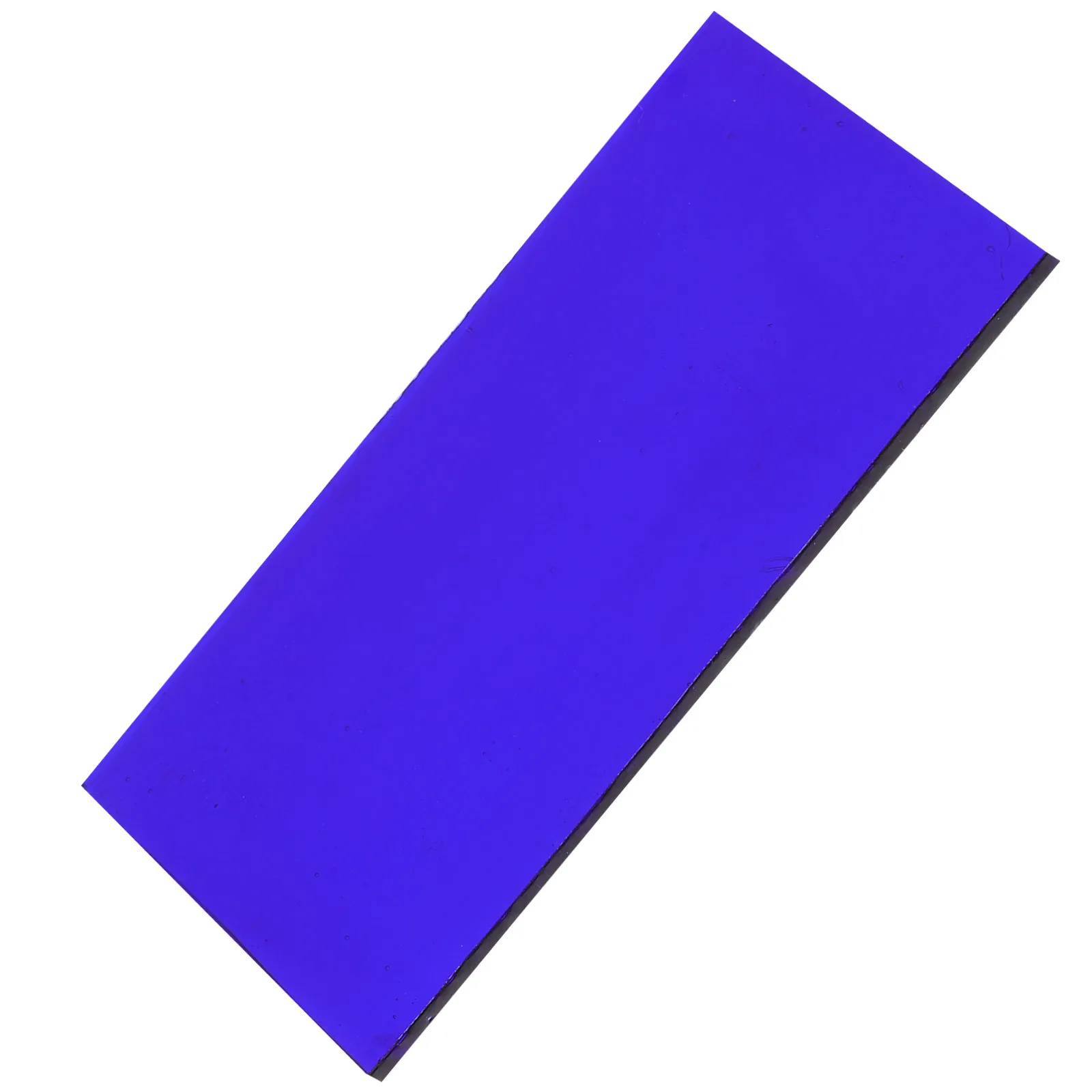 Cobalt Glass Physical Experiment Tool Chemistry Filter Glass Plate Laboratory Experiment Supply 5x10cm Flame Color Reaction