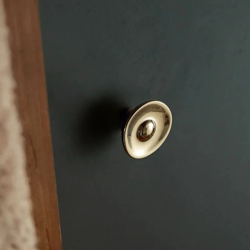 Mushroom Knob and Handle Creative Brass Furniture Handle Modern Minimalist Wardrobe Cabinet Bar Pulls for Furniture Hardware