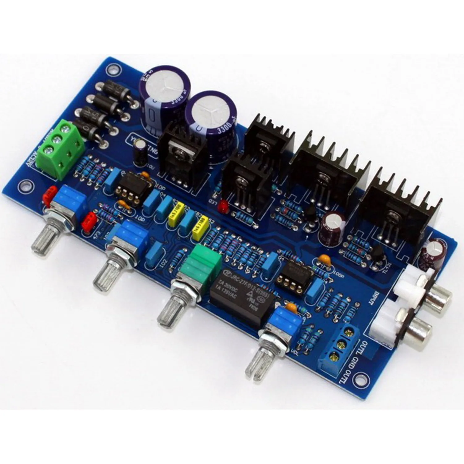 Preamp Tone Board, 2.0 Preamp Stereo HIFI NE5532 Tone Board Preamplifier, Amplifier Preamplificador