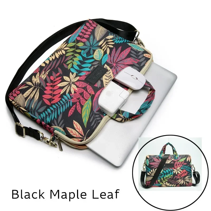 Afbeelding 6: Kinmac Merk Messenger Handtas Laptoptas 13,14,15.4,15.6,16 Inch Man Dame Vrouwen Case Voor MacBook Air Pro Notebook computer PC