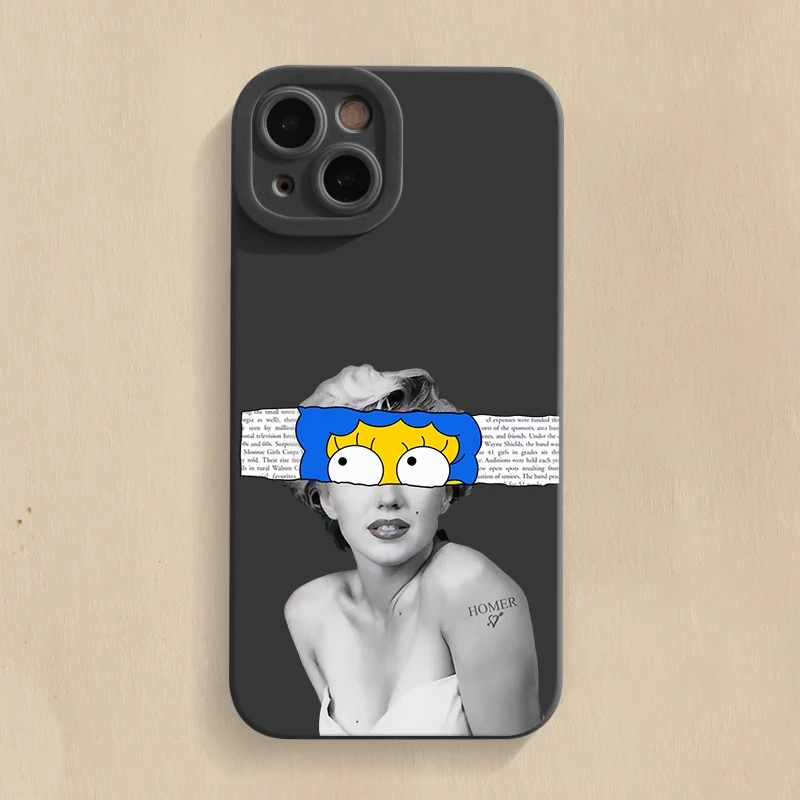 Чехол для телефона Wacky Marilyn Monroe с изображением iPhone 16 15 14 13 12 11 Pro Max 7 8 Plus SE 16E XR XS X Фото №3