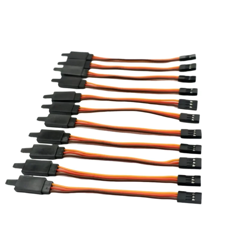 10pcs 10/15/20/30/50/100cm RC Servo Extension Lead Wire for JR Futaba Rc Drone Car Boat Helicopter Airplane