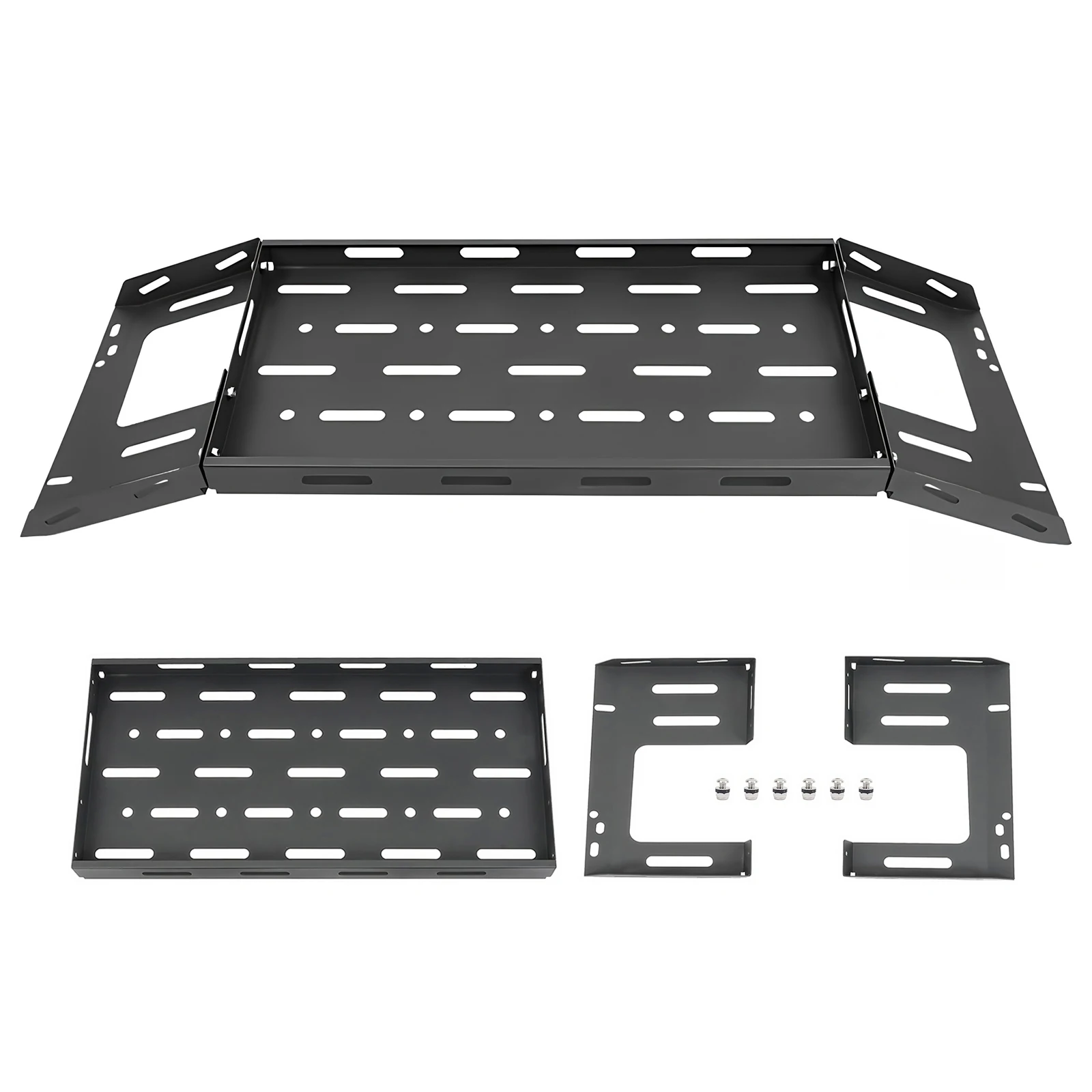 Rear Trunk Cargo Rack Basket Tray Steel Shelf Interior Storage Luggage Carrier for Jeep Wrangler JL Accessories