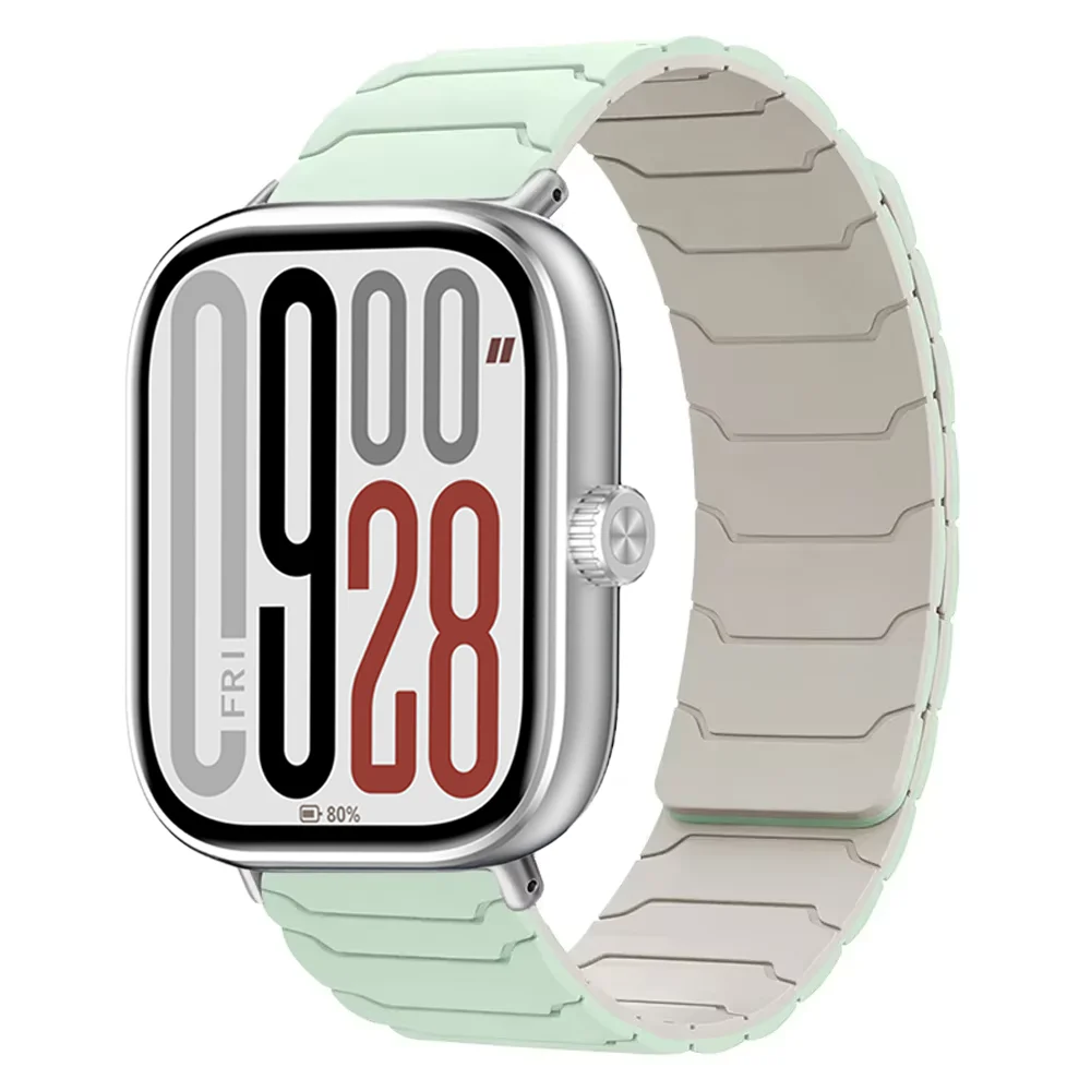 Sports Silicone Strap for Redmi Watch 6 5 4 Magnetic Comfortable Bracelet Wristband Xiaomi MiBand 9 Pro 8 Pro Belt Accessories