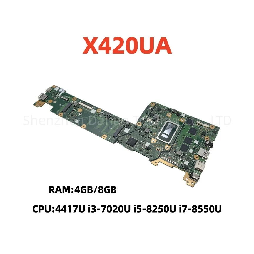 x420ua-メインボード-asus-vivobook-x420u-x420ua-f420ua-y406u-ノートパソコンのマザーボード-4417u-i3-7020u-i5-8250u-i7-8550u-4-ギガバイト-8-ギガバイト
