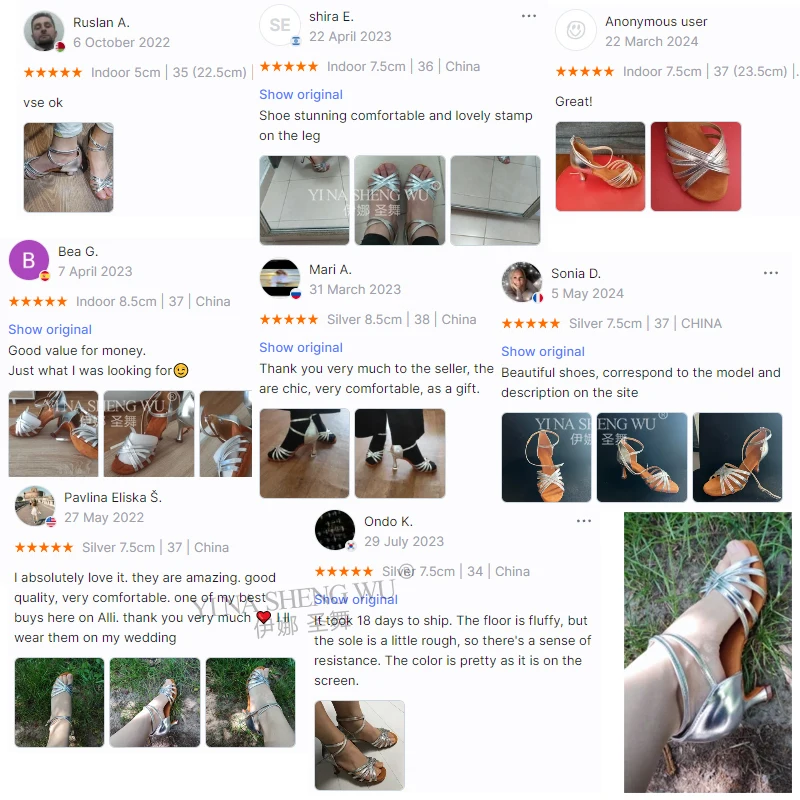 ラテンダンスシューズ 大人女性用 プロフェッショナルスタンダード 社交ダンスシューズ サルサタンゴパーティー ジャズダンスシューズ シルバー 5cm